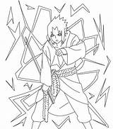 Naruto Coloring Sasuke Pages Anime Uchiha Print Printable Chidori Color Colouring Sheets Book Drawings Adult Cartoon Kids Boruto Asakura Nagashi sketch template