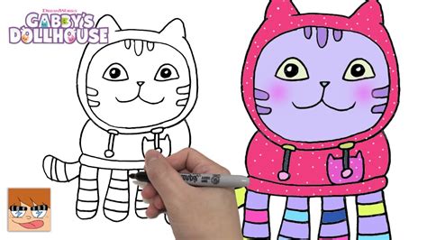 gabbys dollhouse dj catnip coloring pages mariettabeinn