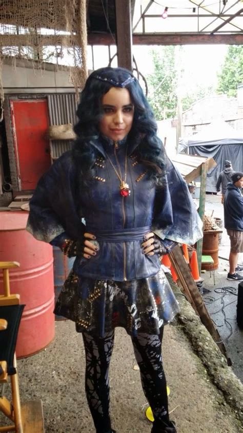 Sofia Carson S First Time Wearing Her Evie Outfit