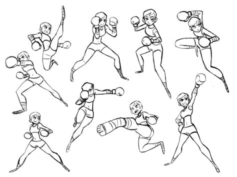 20 inspiration reference action character poses lily vonwiller gallery