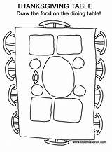 Dining Room Coloring Pages sketch template