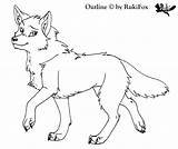 Outline Rukifox sketch template