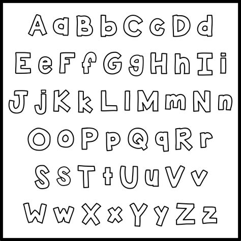 bubble letter alphabet  numbers vector clipart outline text graphics
