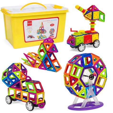 choice products  piece kids magnetic building block tiles