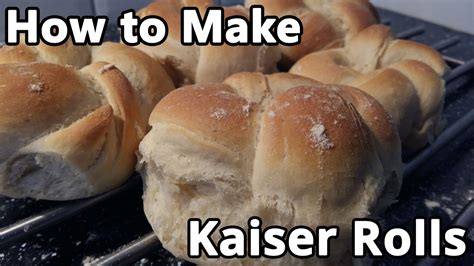 How To Make Kaiser Rolls Youtube