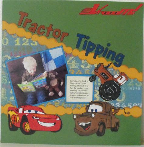 scrappy art crafters tractor tipping