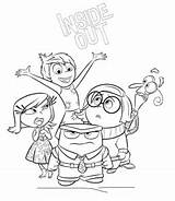 Inside Coloring Movie Characters Pages sketch template