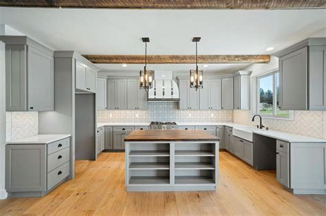 gray kitchen  design