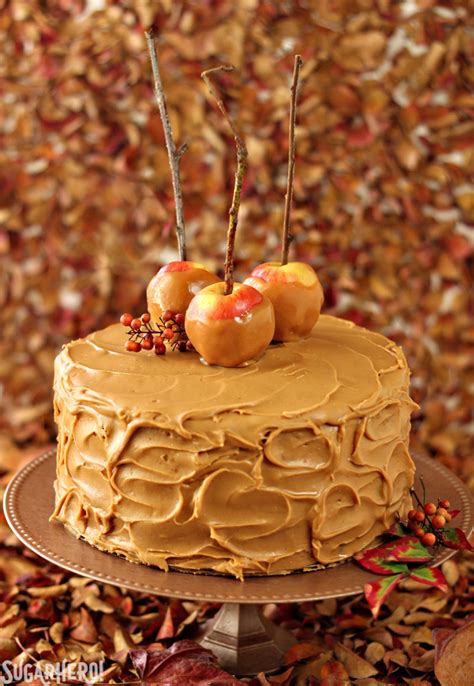 caramel apple cake sugarhero
