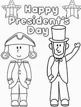 Presidents Coloring Pages President Happy Kindergarten Clipart Printable Preschool Kids Crafts Activities Printables Pre Color Book Election Cliparts Vote Presidential sketch template