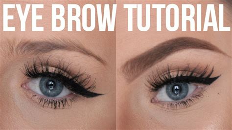 eye brow tutorial anastasia brow duo youtube