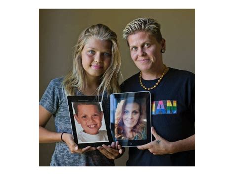 mother and son transition into transgender father and daughter