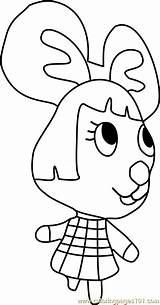 Coloring Penelope Animal Crossing Pages Coloringpages101 Online sketch template
