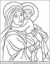 Coloring Thecatholickid Catholic sketch template