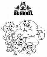 Gumball Coloring Mundo Incrivel Colorear Incroyable Darwin Conceptions Colorindo Coloration Bestcoloringpagesforkids sketch template