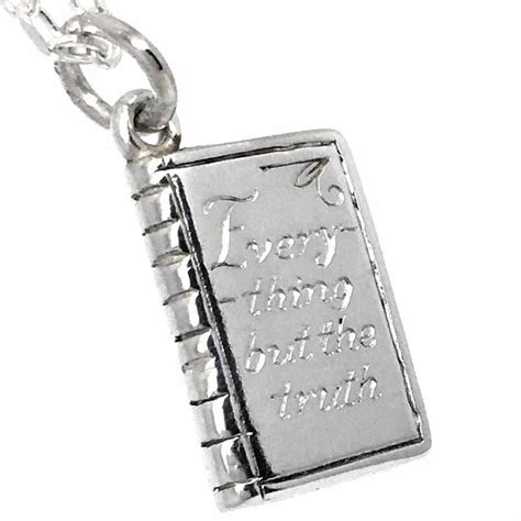 silver book charm silver clip  clasp  carrier bead