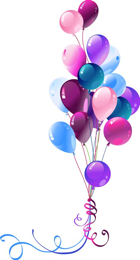 transparent background happy birthday balloons clipart img abigail