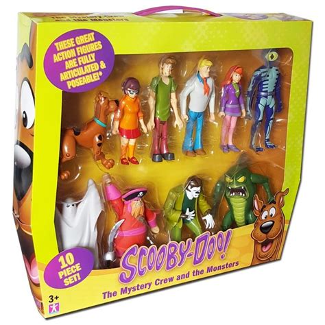 scooby doo the mystery crew and the monsters 10 piece fully articulated