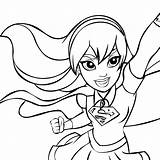 Superhero Dc Coloring Pages Female Template Drawing Printable Girl Color Getcolorings Body Colorin Colorings Paintingvalley sketch template