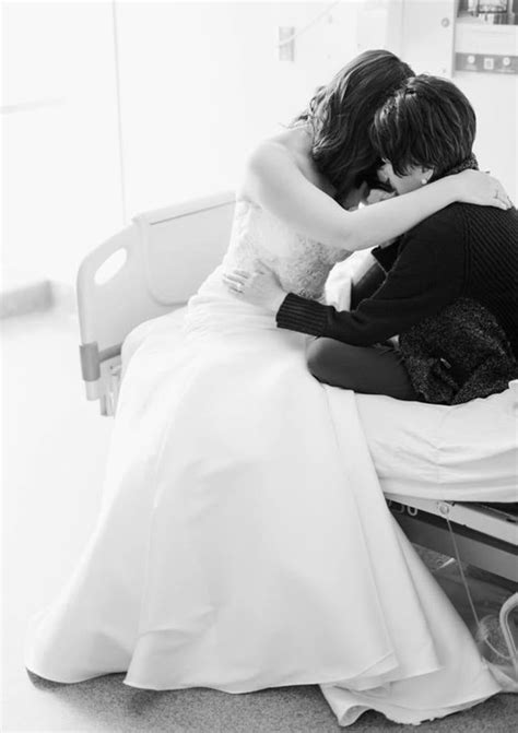 daughter wedding dress shopping in mom s hospital room