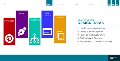 website design ideas  web homepage design inspiration