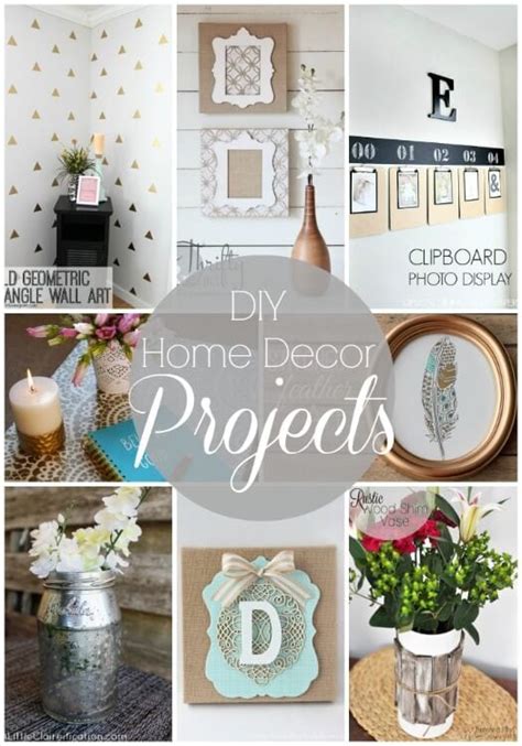20 Diy Home Decor Projects {link Party Features} I Heart