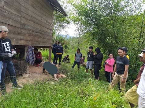 warga  tawalian ditemukan tewas  kolong pondok transtipo