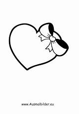 Herz Ausmalbilder Schleife Valentinstag Ausmalen Malvorlage Kinder Malvorlagen Blumen Vorlagen sketch template