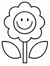 Flower Coloring Pages Kids sketch template