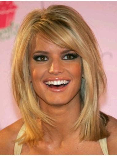 Jessica Simpson Sweet Cute Mid Length Straight Lace Wig