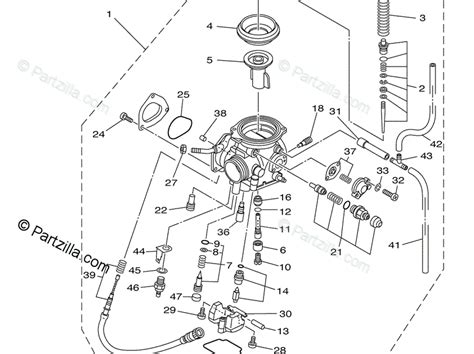yamaha big bear  carburetor diagram wiring