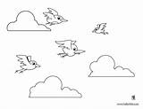 Coloring Flying Birds Pages Bird Color Kids Print Drawings Printable Sheet Cute sketch template