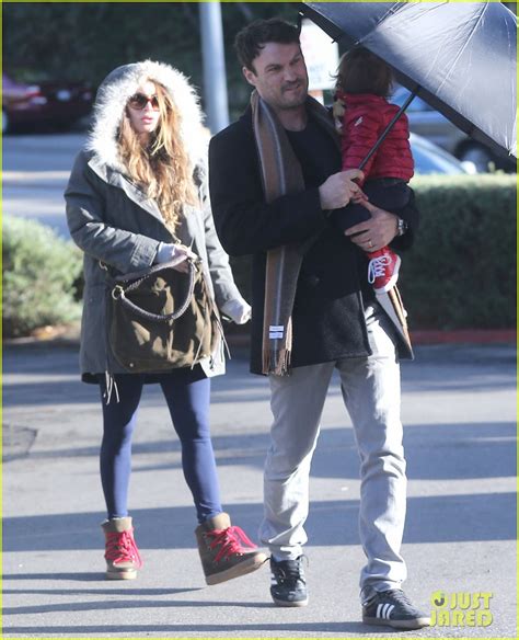 Megan Fox And Brian Austin Green Rainy Day Lunch With Noah Photo