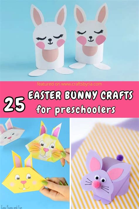 easter bunny crafts  preschoolers crafts  ria