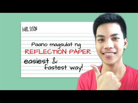 reflection paper  tagalog reflection paper  tasaday documentary