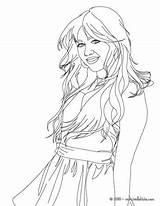 Coloring Pages Montana Hannah Miley Cyrus Celebrity Books Printable sketch template