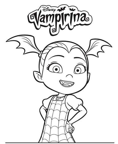 printable disney junior vampirina coloring pages enter
