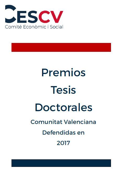 premios tesis doctorales defendidas en 2017 comité