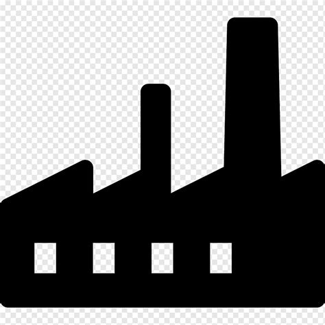 factory industry sector building logo black png pngwing