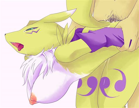 rule 34 anthro breasts color digimon female fur furry human