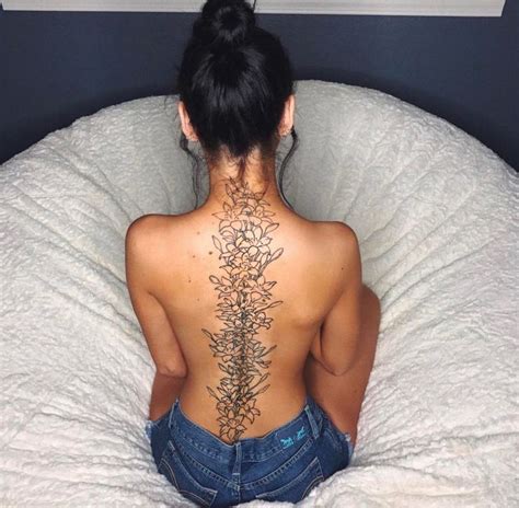 Pin By Talia ʚ♡ɞ On Tats Spine Tattoos For Women Tattoos Tattoos