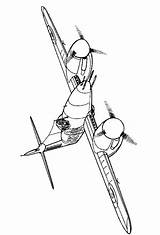 Coloring Pages Wwii Kids Fun Aircrafts 1941 Westland Whirlwind Airplane Aircraft sketch template