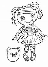 Lalaloopsy Coloring Pages Printable Furry Doll Color Rag Print Kids Getcolorings Popular Girls Getdrawings Sheets sketch template