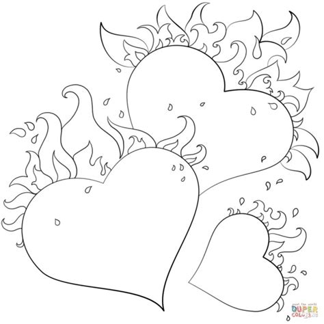 exclusive image  hearts coloring pages davemelillocom