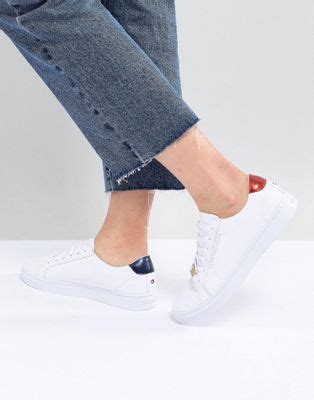tommy hilfiger classic lace  sneakers asos