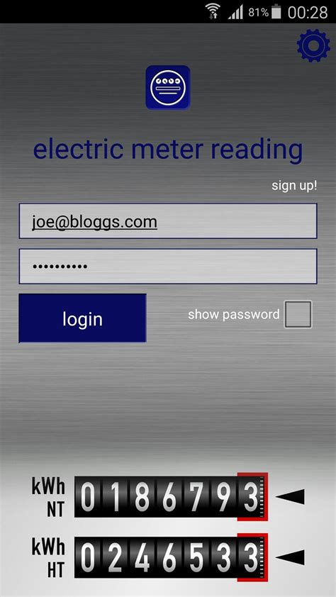 electric meter reading apk  android
