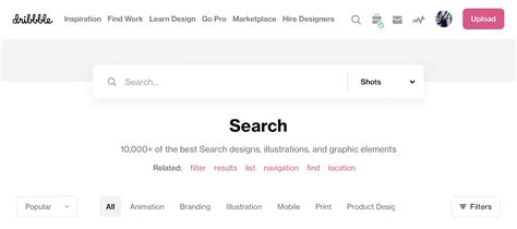 design  great search ui design inspiration wendy zhou