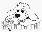 Clifford Coloring Pages Dog Big Red Puppy Printable Print Getcolorings sketch template