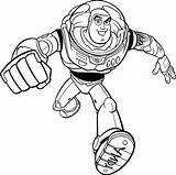 Buzz Lightyear Coloring Pages Printable Kids sketch template