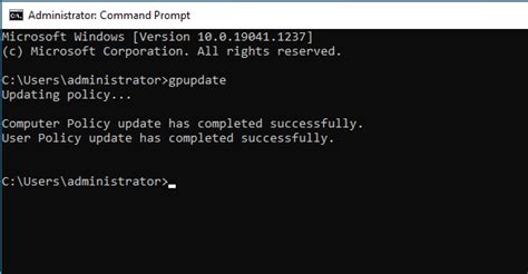 gpupdate   force  group policy update active directory pro